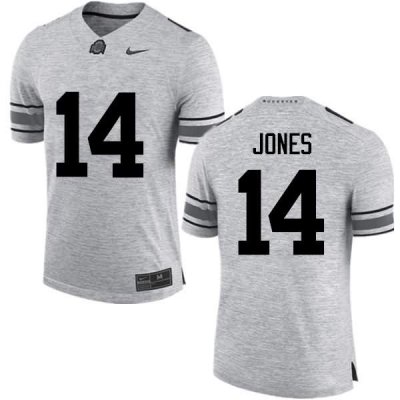 Men's Ohio State Buckeyes #14 Keandre Jones Gray Nike NCAA College Football Jersey New Style QXT8344OK